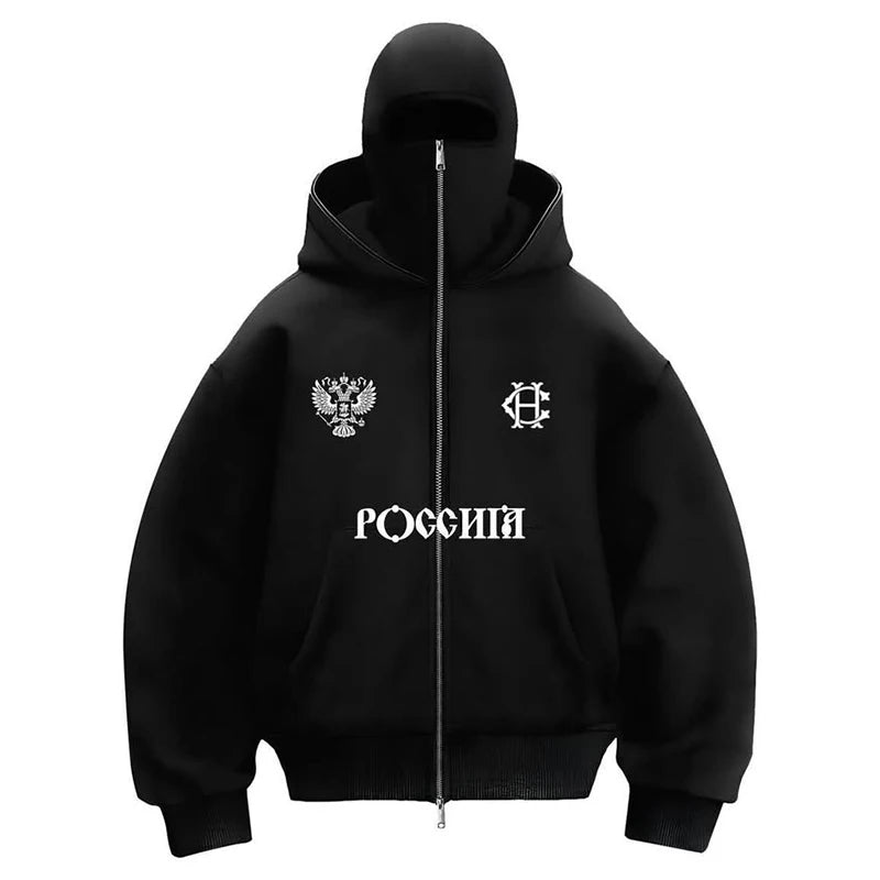 Russian Zip Up Hoodie