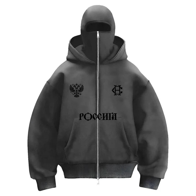 Russian Zip Up Hoodie