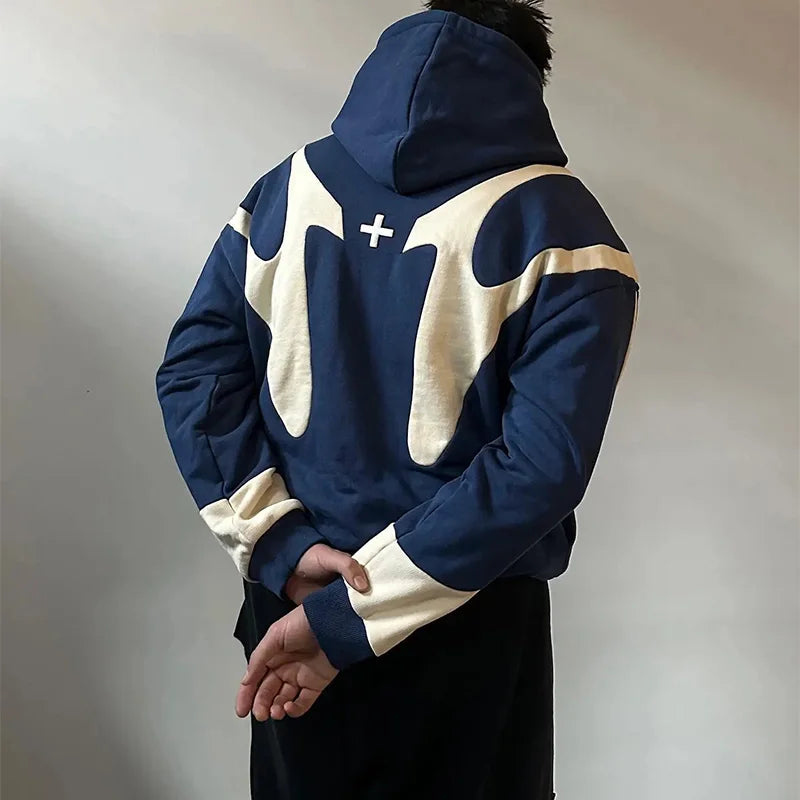 Y2K Graphic Zip Hoodie