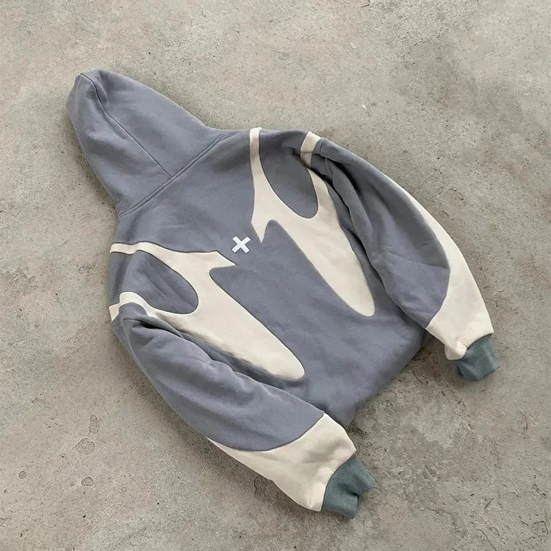 Y2K Graphic Zip Hoodie