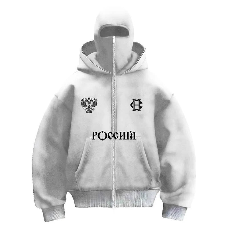 Russian Zip Up Hoodie