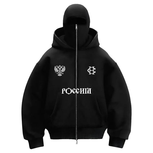Russian Zip Up Hoodie